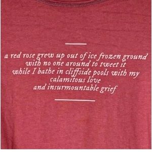 Auroras and Sad Prose long sleeve knit top